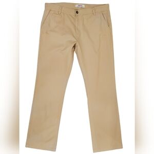 Peacocks Authentic Branded Clothing Chino pants men's size 38×34 tan bootcut